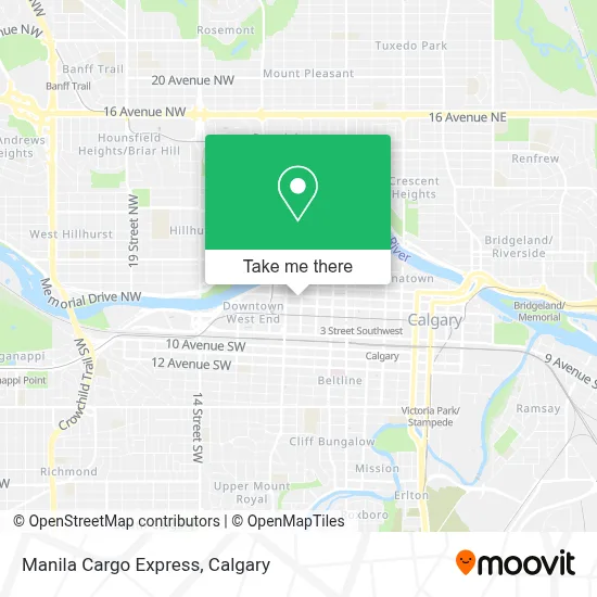 Manila Cargo Express map