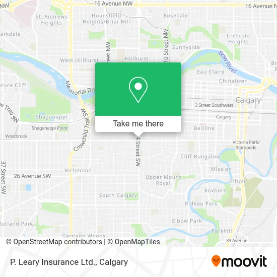 P. Leary Insurance Ltd. map