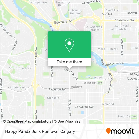 Happy Panda Junk Removal map