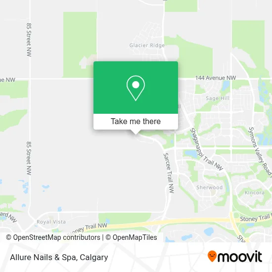 Allure Nails & Spa map