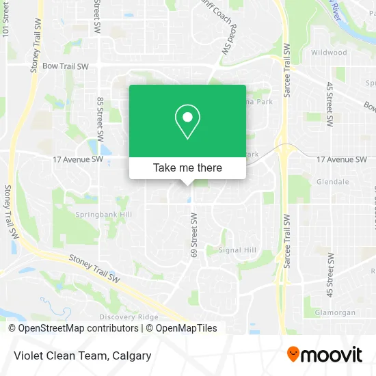 Violet Clean Team map