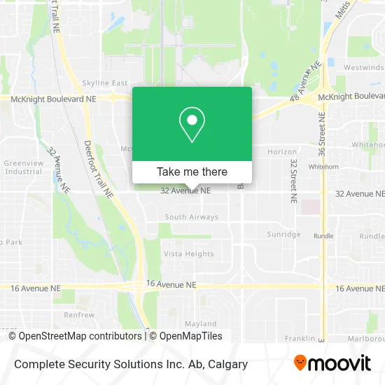 Complete Security Solutions Inc. Ab map