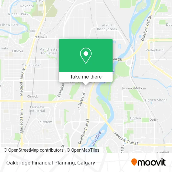 Oakbridge Financial Planning map