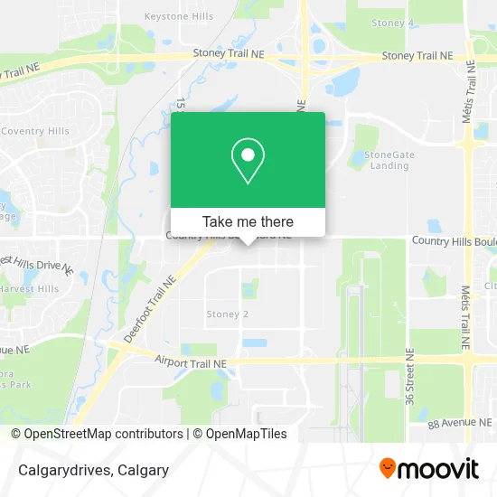 Calgarydrives map