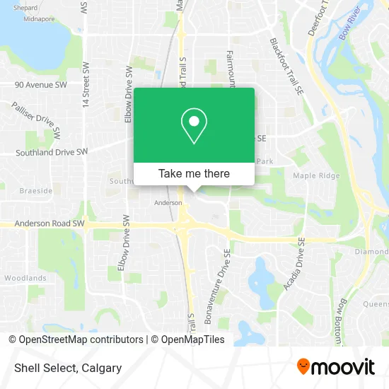 Shell Select map