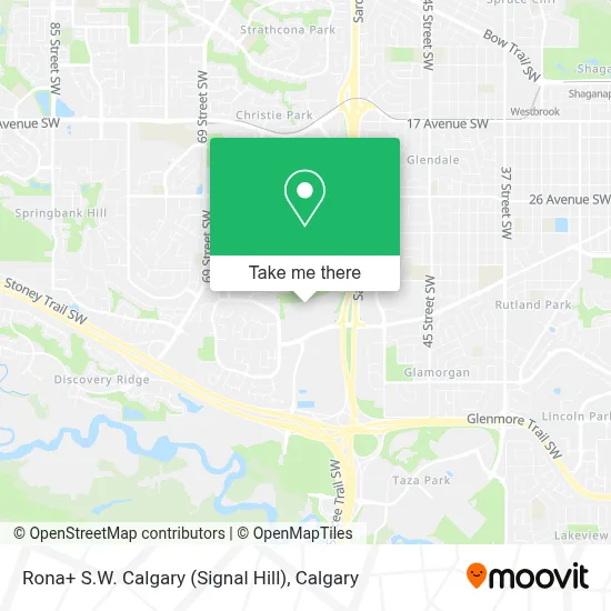 Rona+ S.W. Calgary (Signal Hill) map