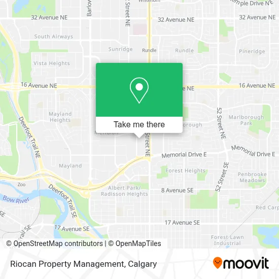 Riocan Property Management map