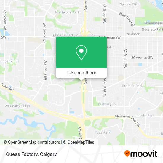 Guess Factory map