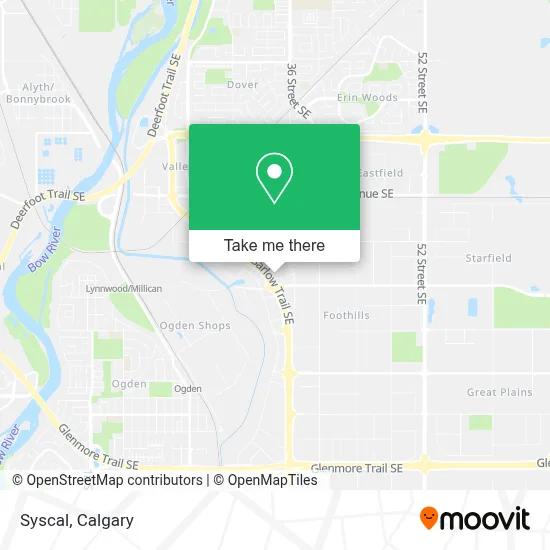 Syscal map