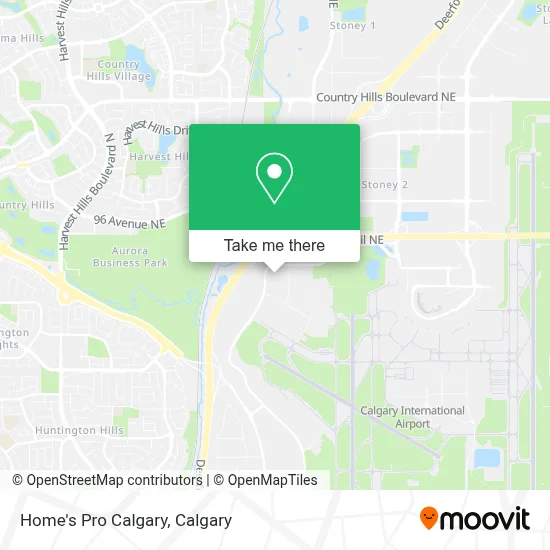 Home's Pro Calgary map