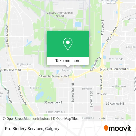 Pro Bindery Services map