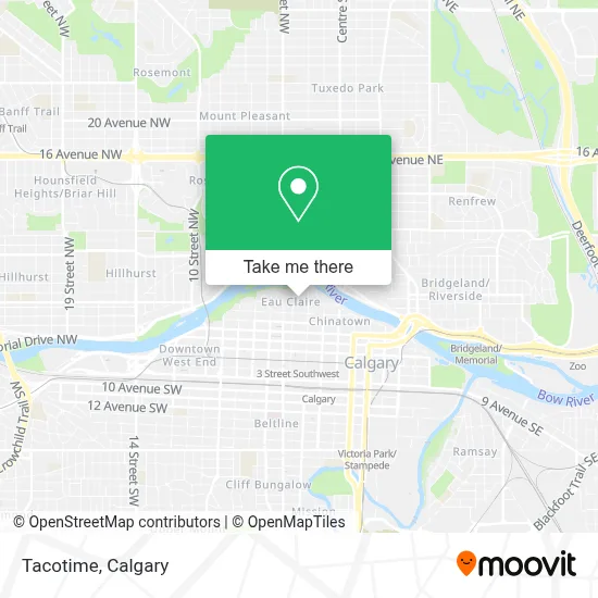 Tacotime map