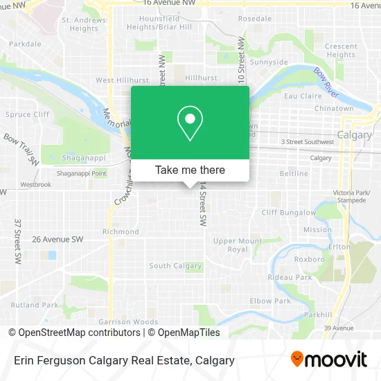 Erin Ferguson Calgary Real Estate map