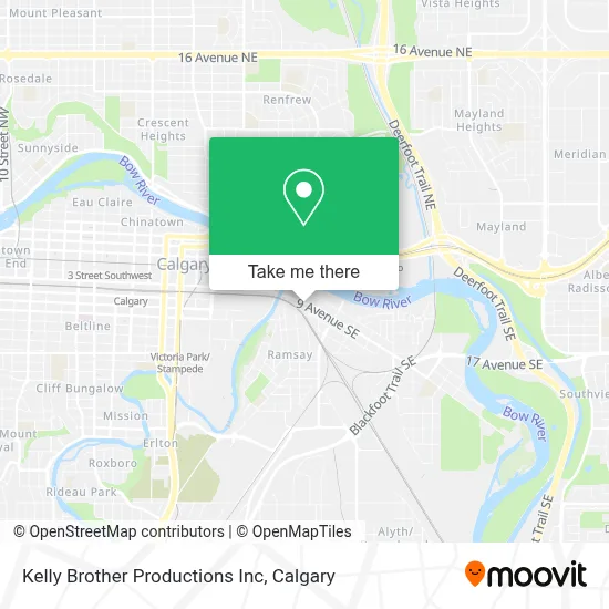 Kelly Brother Productions Inc map