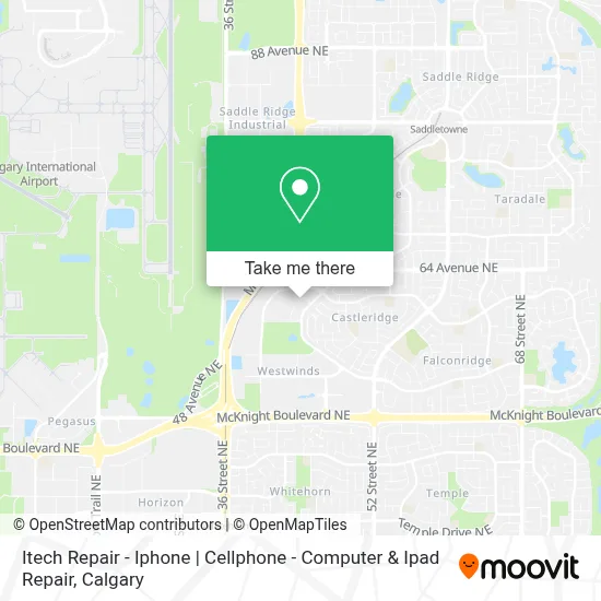 Itech Repair - Iphone | Cellphone - Computer & Ipad Repair map