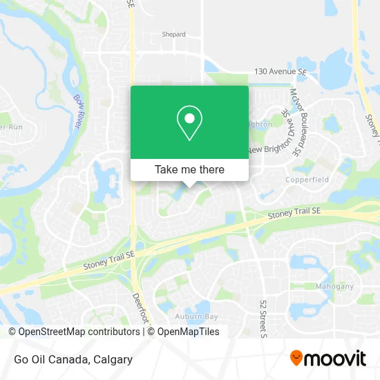 Go Oil Canada map