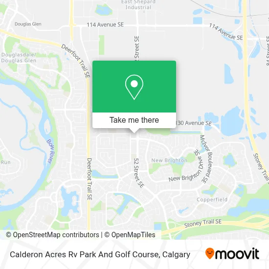 Calderon Acres Rv Park And Golf Course map