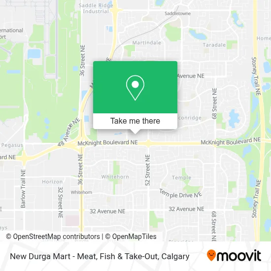 New Durga Mart - Meat, Fish & Take-Out map