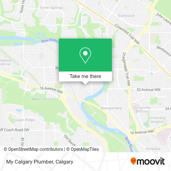 My Calgary Plumber map