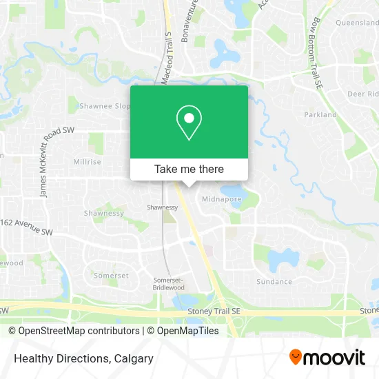 Healthy Directions map