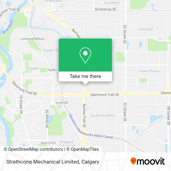 Strathcona Mechanical Limited map
