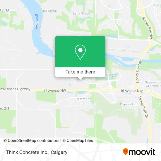 Think Concrete Inc. map
