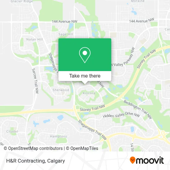 H&R Contracting map