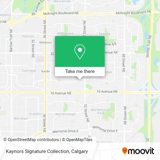 Kaynors Signature Collection map