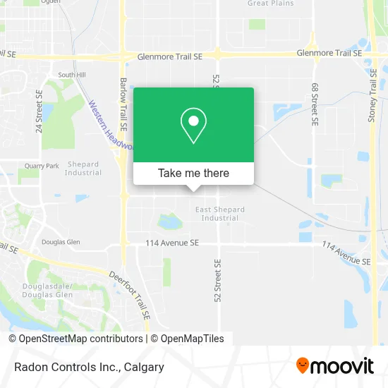 Radon Controls Inc. map