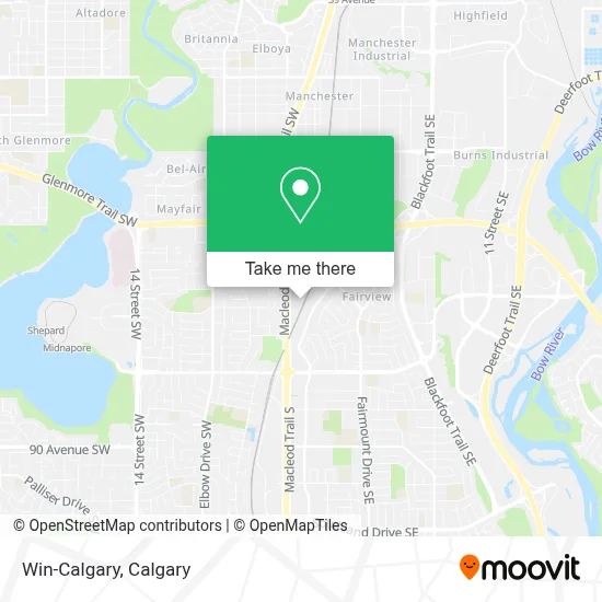 Win-Calgary map