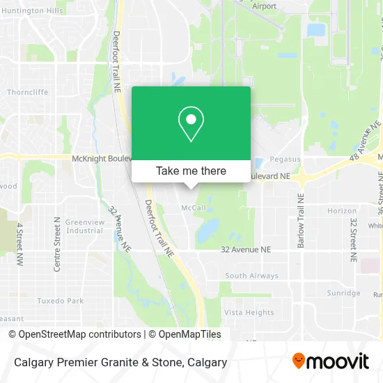 Calgary Premier Granite & Stone map