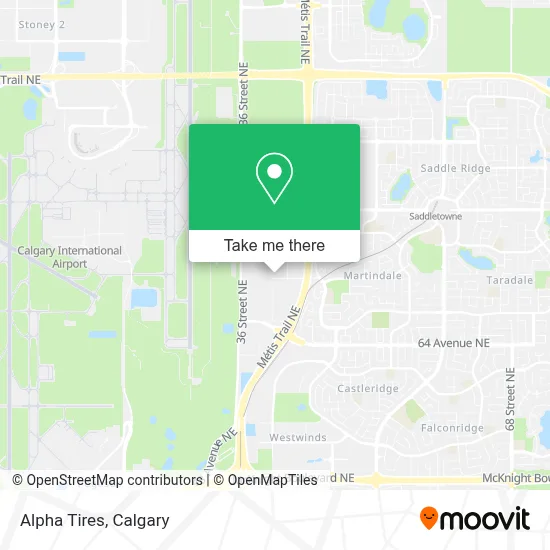 Alpha Tires map