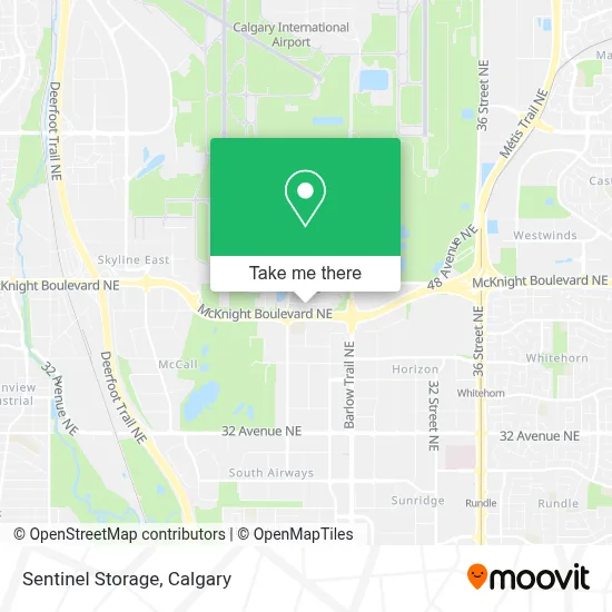 Sentinel Storage map