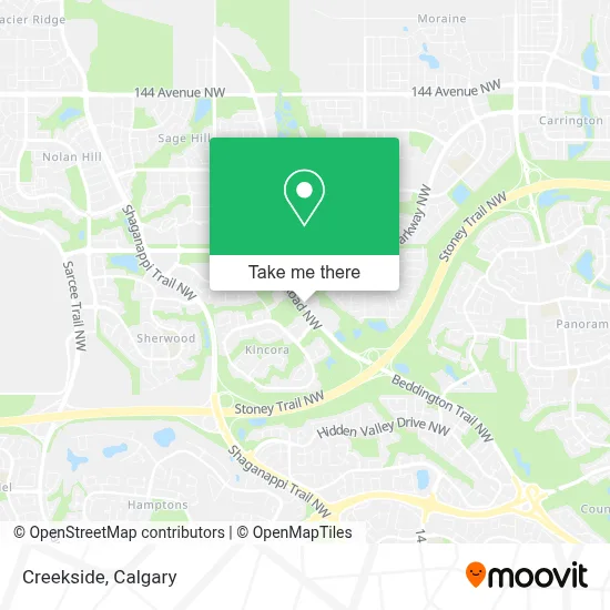 Creekside map