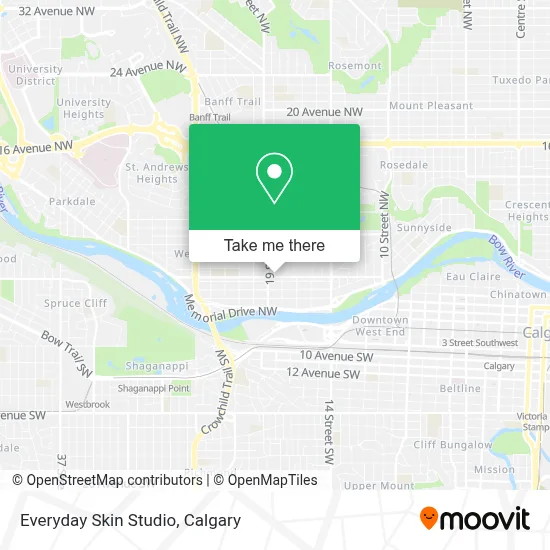 Everyday Skin Studio map