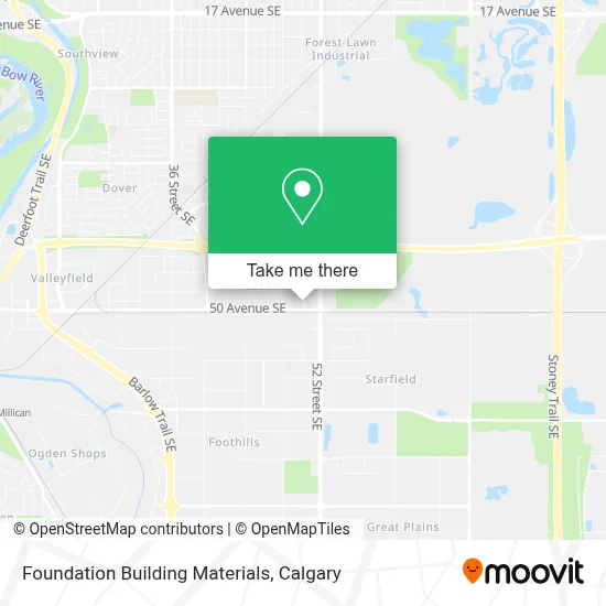 Foundation Building Materials map