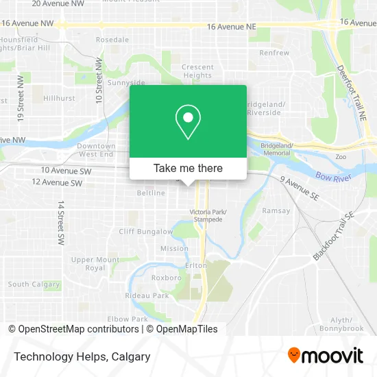 Technology Helps map