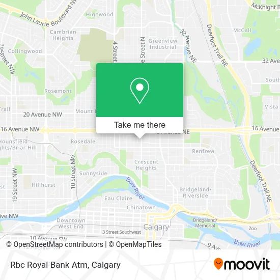 Rbc Royal Bank Atm map
