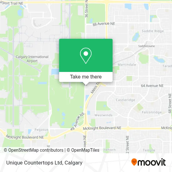 Unique Countertops Ltd map