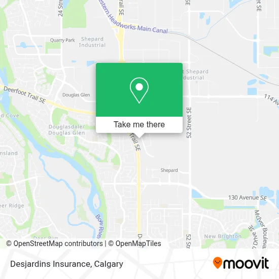Desjardins Insurance map