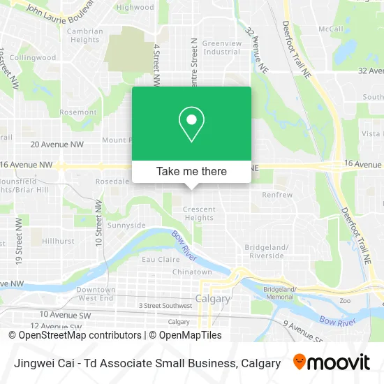 Jingwei Cai - Td Associate Small Business map