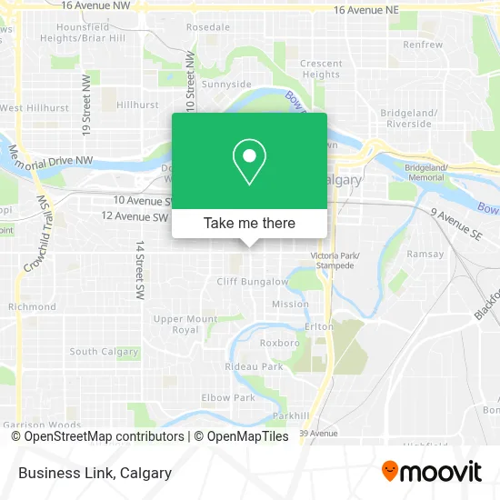 Business Link map