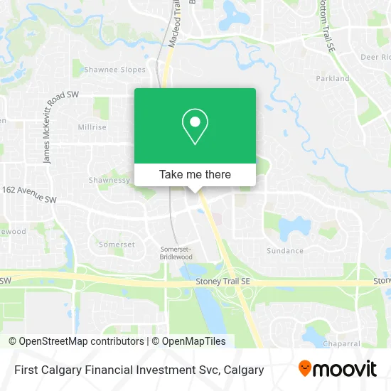 First Calgary Financial Investment Svc map