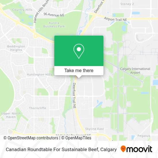 Canadian Roundtable For Sustainable Beef map