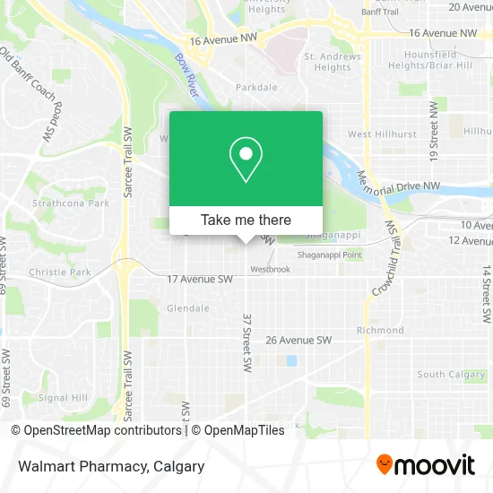 Walmart Pharmacy map
