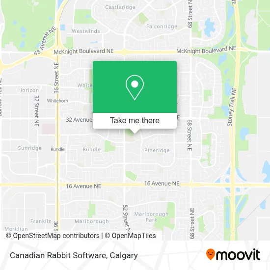 Canadian Rabbit Software map