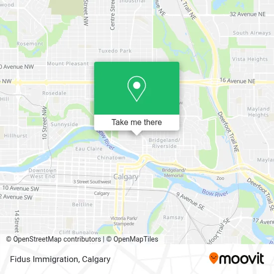 Fidus Immigration map