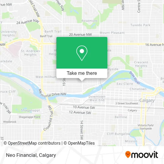 Neo Financial map