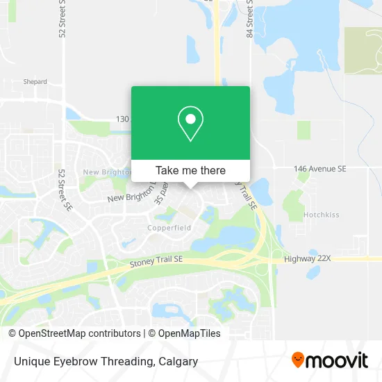 Unique Eyebrow Threading map