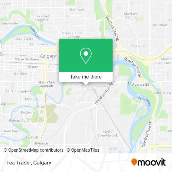 Tea Trader map